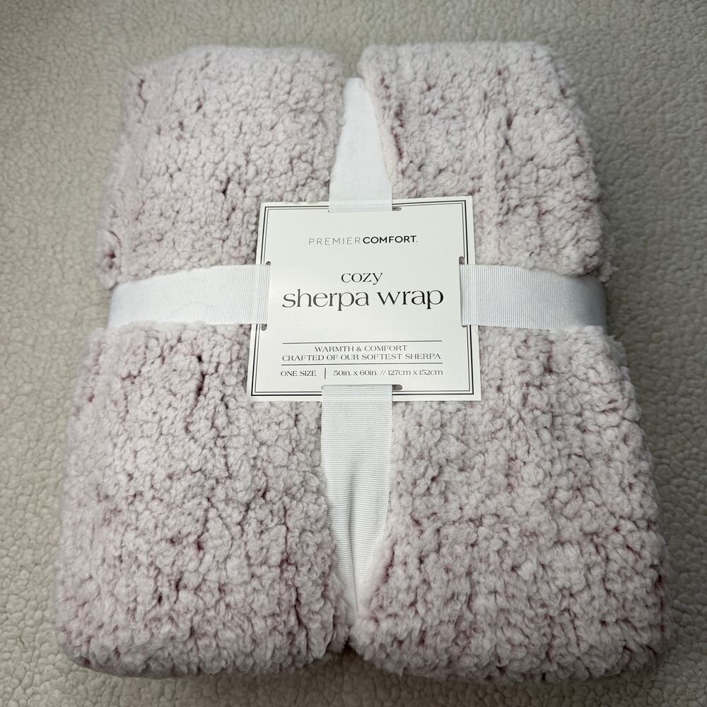 Premier Comfort Cozy Sherpa Wrap Blanket